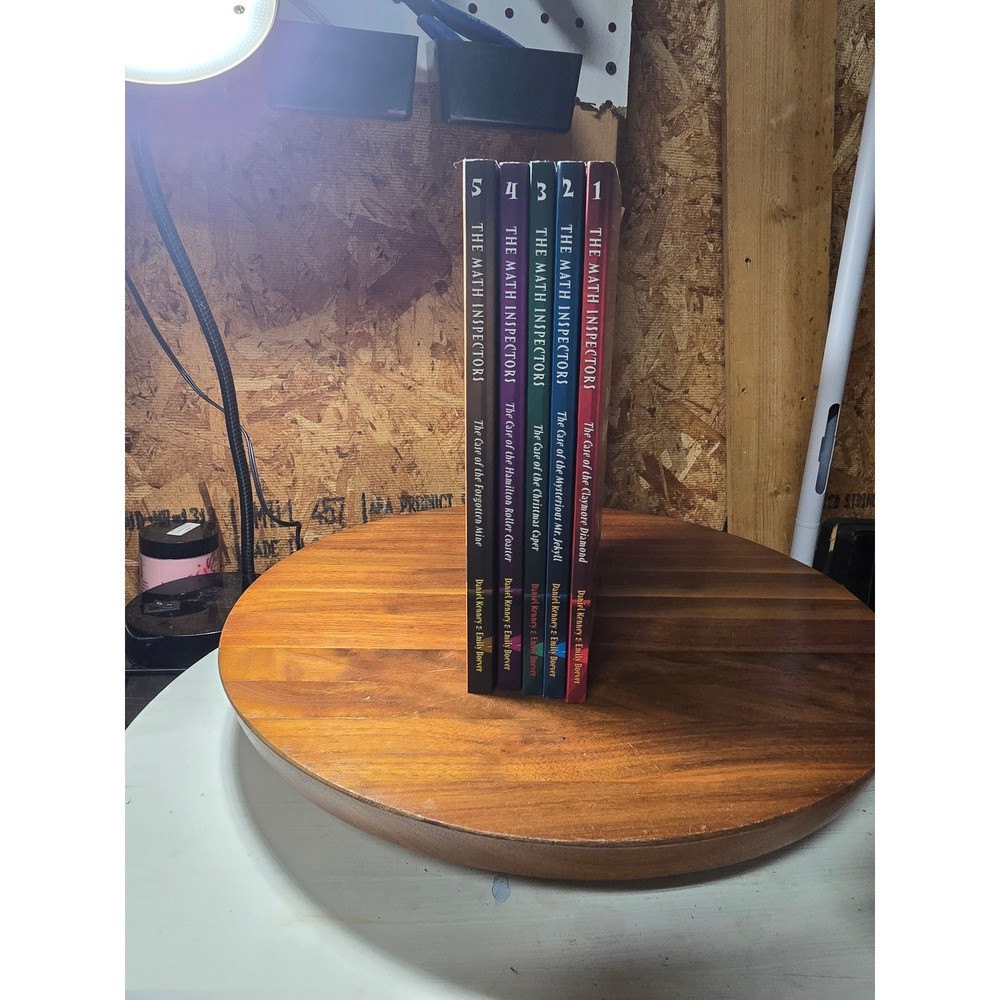 The Math Inspectors Books 1-5 Daniel Kenney Emily Boever Mystery Series Set